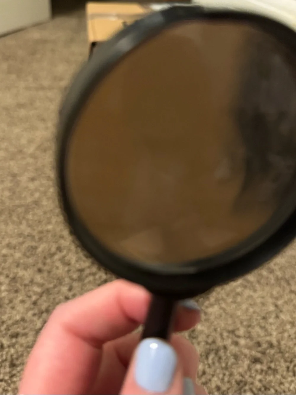 Black Handheld Magnifying Glass - Home Accents